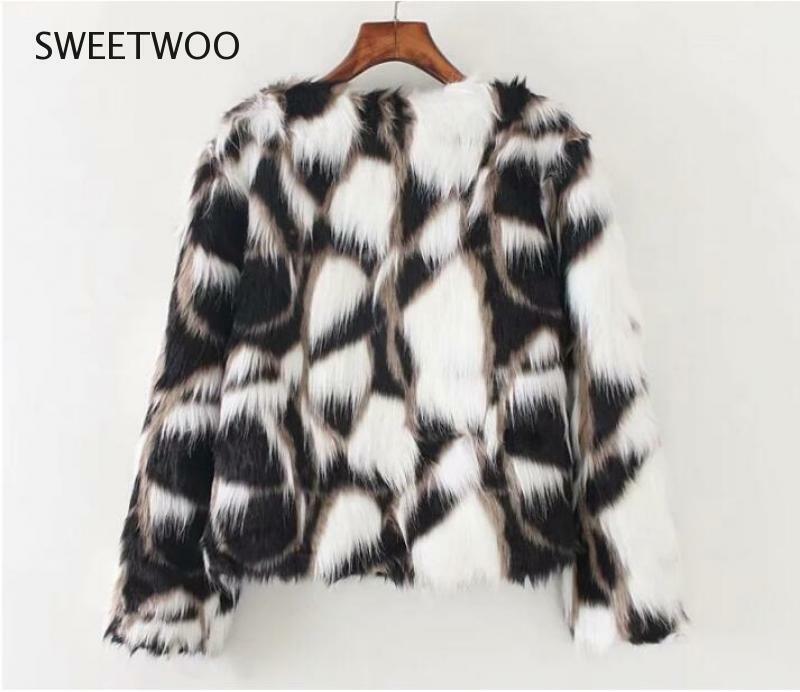 Winter Women Short Faux Fur Coat 2022 Fashion Jacket Hairy Casual Overcoat Loose Long Sleeve Warm Outerwear Contracted Slim Tide