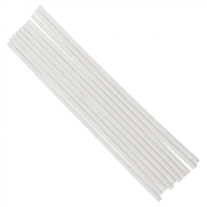 흰색 강한 비스코스 핫멜트 접착제 스틱, 전기 글루 건 수리 액세서리용 수동 DIY 도구 키트, 7mm x 300mm, 10 개/세트