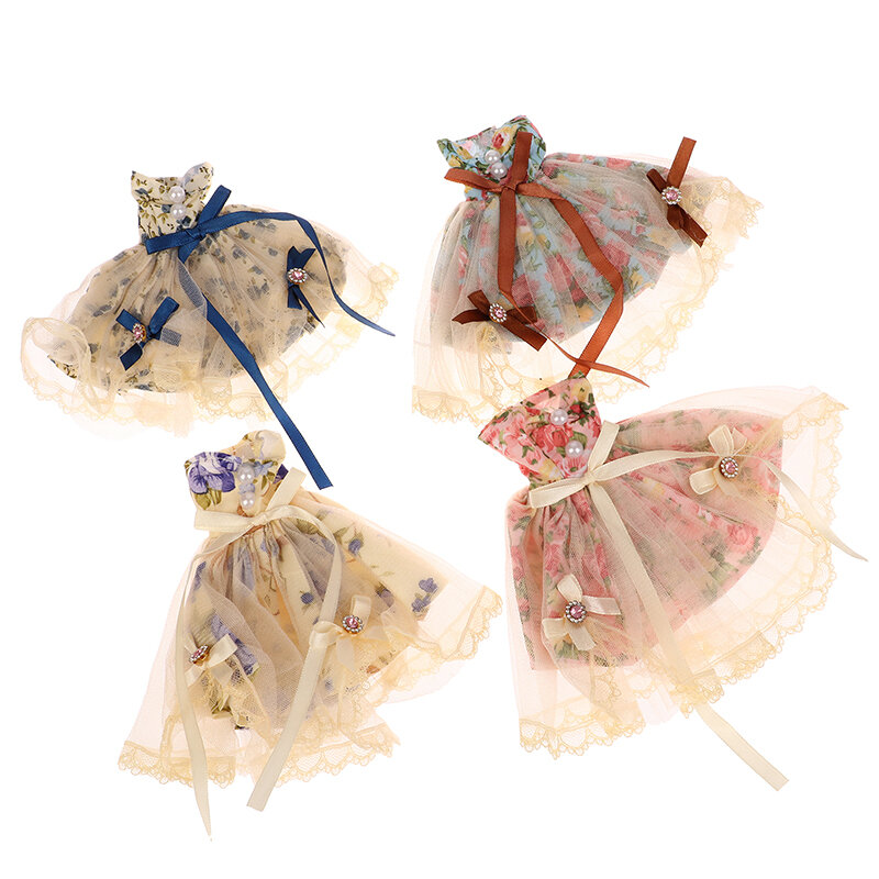 30cm vestiti per bambole ragazze giocattolo abito da sera principessa bambola gonna accessori vestiti per bambole
