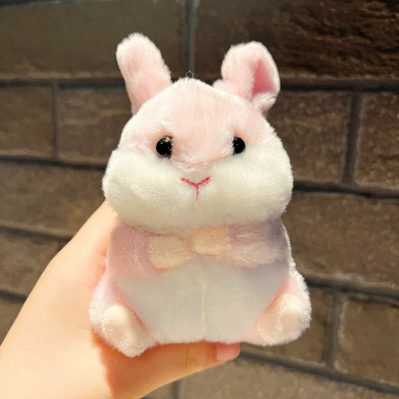 Pendant Doll Pendant Hamster Pendant Bunny Plush Keyring Hamster Rabbit Plush Keyring Rabbit Plush Keychain Animal Stuffed Toys