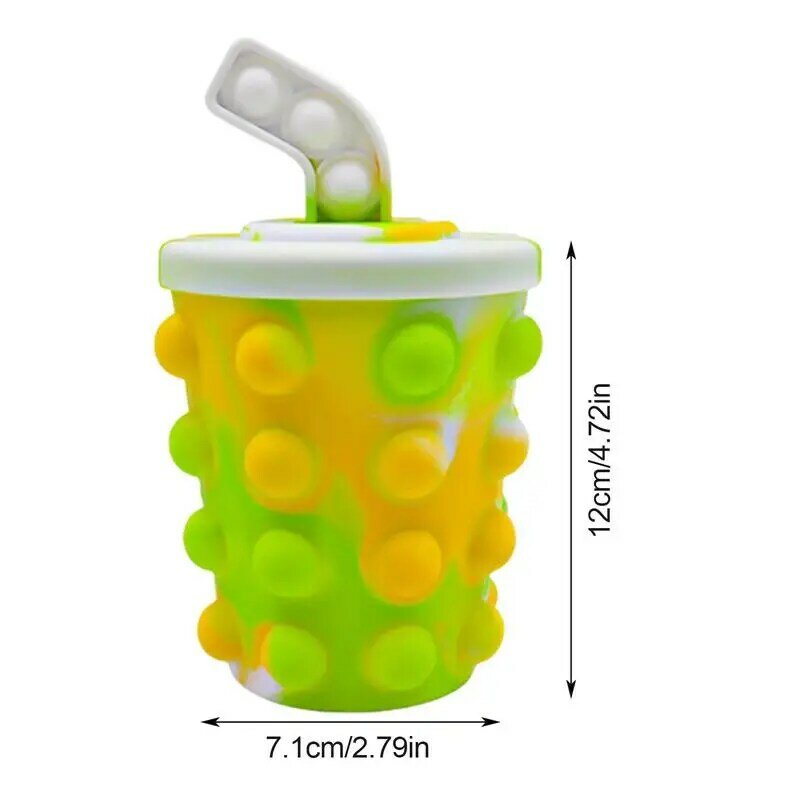 Pop Bubble Hamburger Fast Food Design Bubble Stress Balls For Kids realistico Anti Stress Toy Sensory Squeeze Toy elastico Fidget