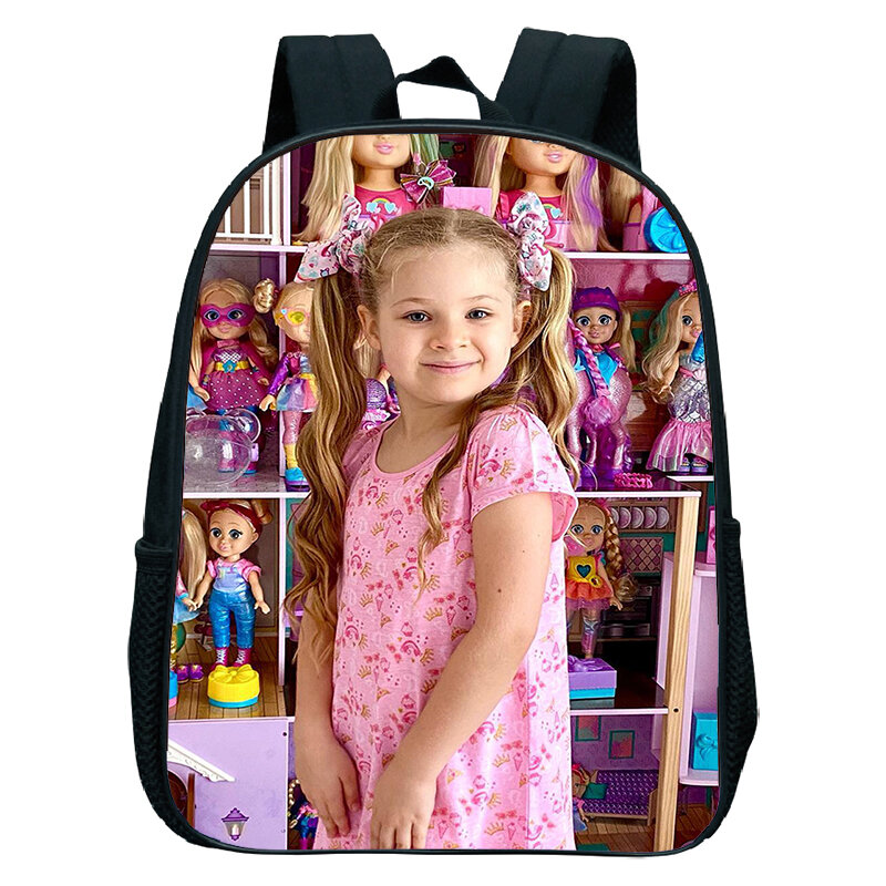 Kids Bag Diana Show Print Backpack for Girls High Quality School Bag Kawaii Girl Pattern Kindergarten Backpack Toddler Bags Gift