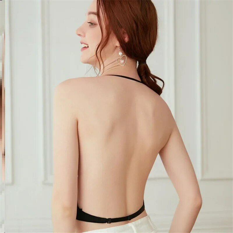 Sexy Bra Beauty Back U-Shape Backless Lingerie Underwear Wireless Gather Push Up Seamless Bralette 3 Styles Tank Top