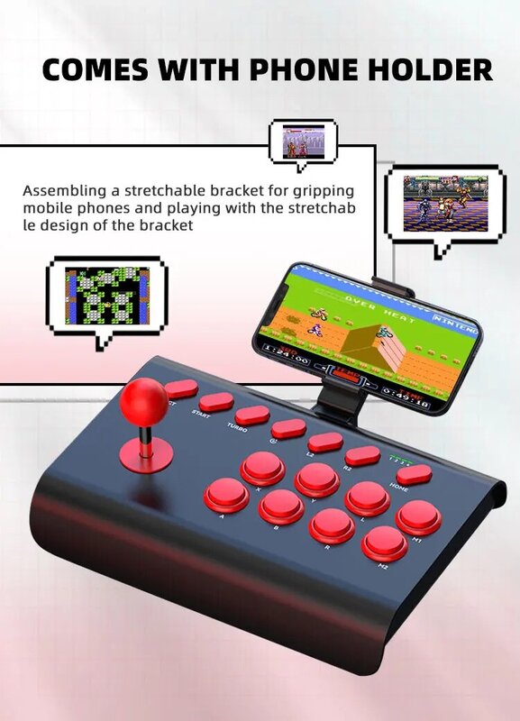 Wireless Big PC Gamepad Retro Arcade tragbare Spiels teuerung USB Joystick für ps4/ps3 andriod ios Handy Straße