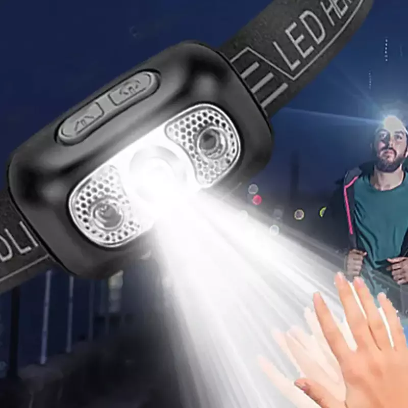 Mini LED Sensor Scheinwerfer Körper Bewegungs sensor Scheinwerfer 3 Modi USB wiederauf ladbare Taschenlampen Licht im Freien wasserdichte Camping Lichter