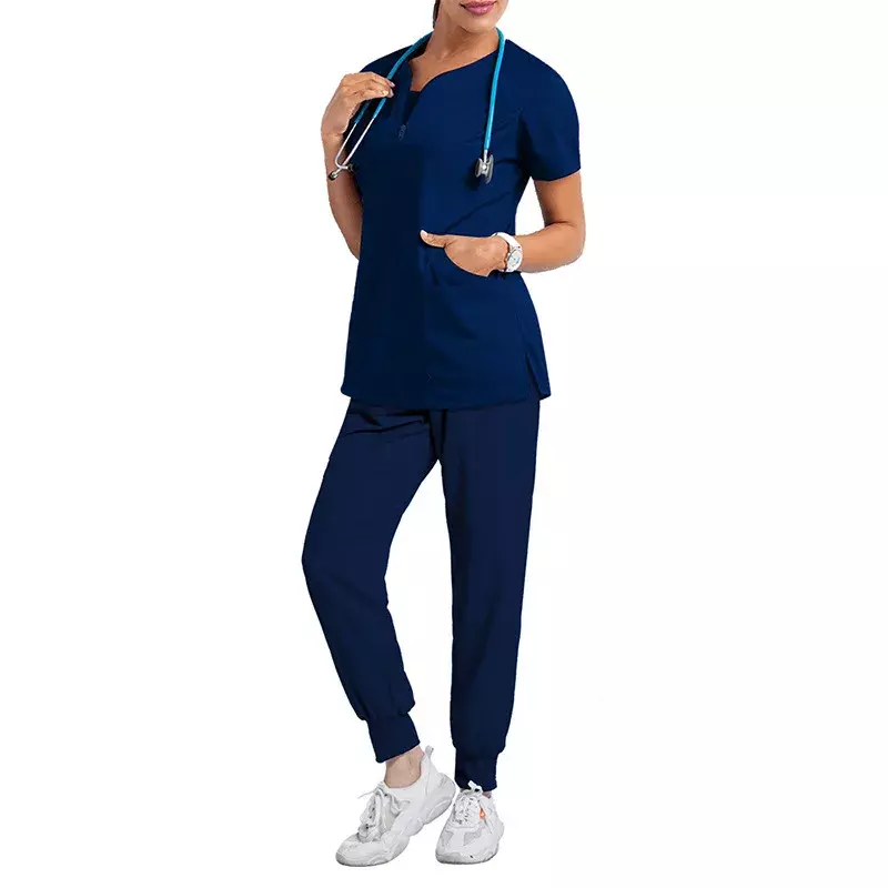 Peelingi medyczne mundurowe akcesoria pielęgniarskie damskie zarośla fartuch laboratoryjny odzieży roboczej do salonu klinika stomatologiczna szpitala i salonu piękności Spa