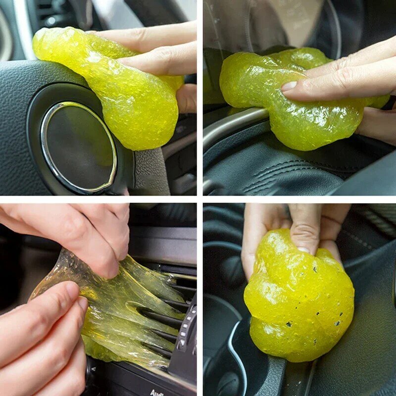 Car Interior Cleaning Glue Gel Slime Dust Clean Clay Auto Vent Magic Dust Remover Glue Computer Keyboard Dirt Cleaner