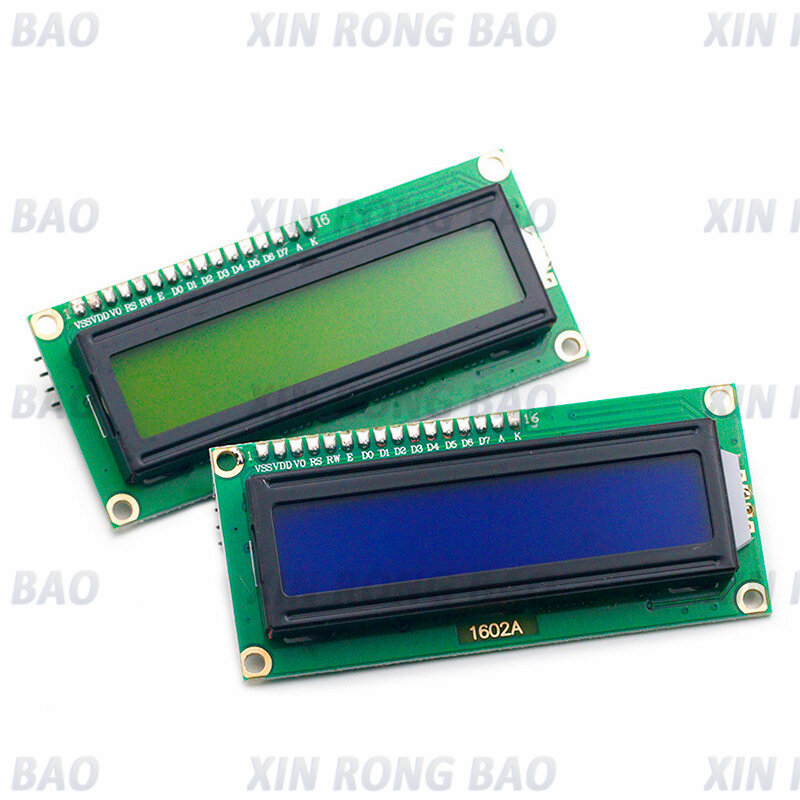 Módulo LCD LCD1602 1602, pantalla verde azul/amarilla de 16x2 caracteres, PCF8574T PCF8574 IIC I2C interfaz 5V para arduino