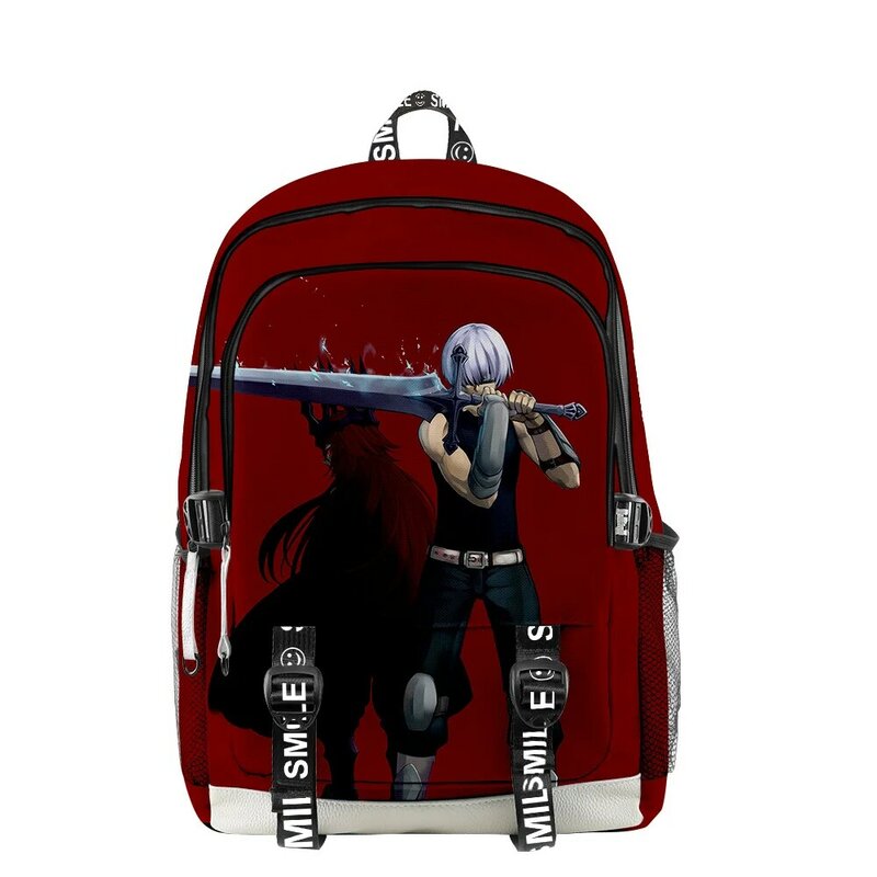 Ragna Crimson 2023 New Anime Zipper Backpacks School Bag Unique Daypack Traval Bag Oxford Cloth