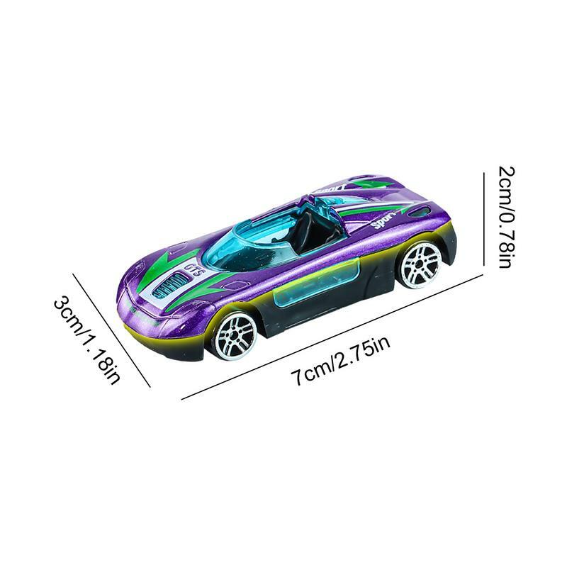 Simulazione auto giocattolo in lega Push scorrevole modello di auto giocattolo sportivo da corsa ad alta velocità per il giorno dei bambini di natale e i regali di compleanno