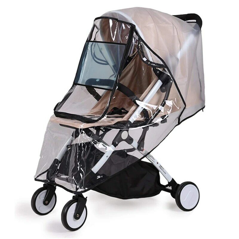 Stroller Rain Cover Universal, Baby Travel Weather Shield, Windproof Waterproof, Protect From Dust Snow