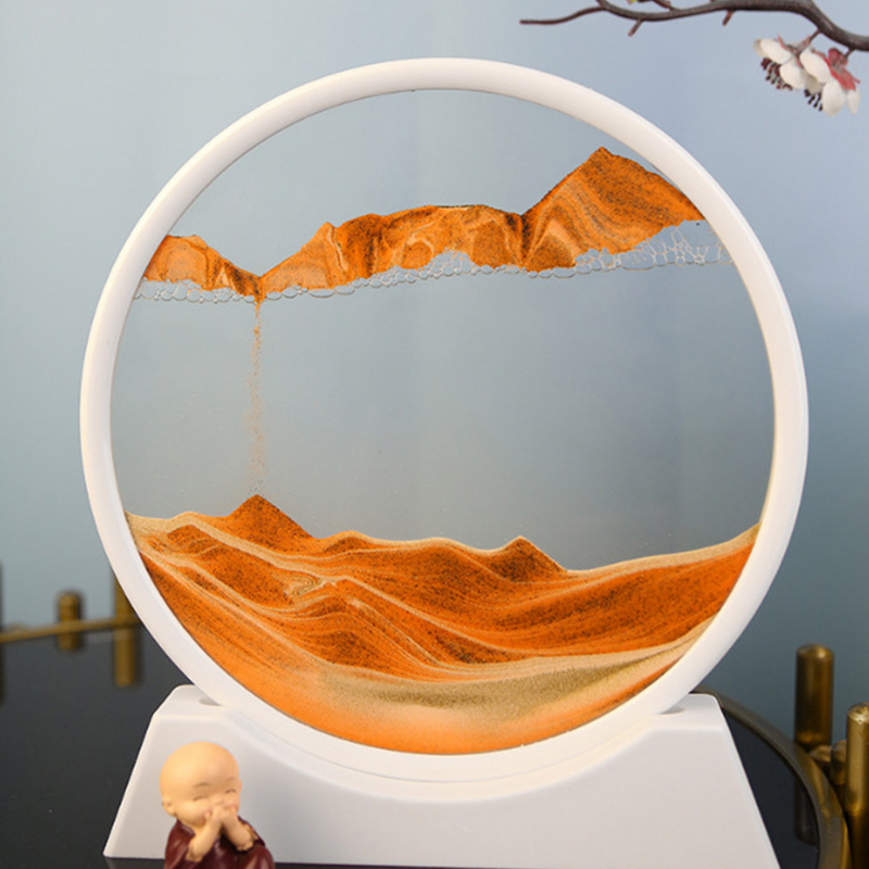 DIY 흐르는 모래 그림 프레임, 3D 자연 풍경, 흐르는 모래 액자, 가정용