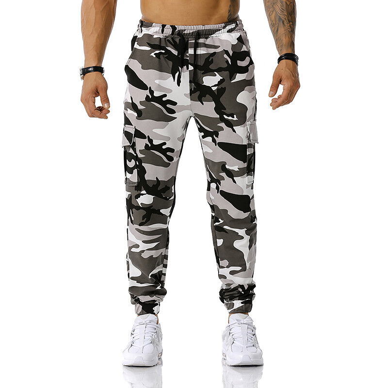 Pantalones militares de camuflaje para hombre, pantalón bombacho de algodón puro con 5 bolsillos, cómodos, novedad de 2024