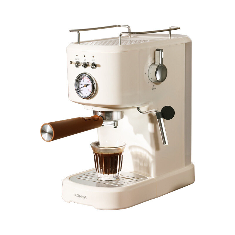 Coffee Machine Italian Semi-automatic Extraction Steam Milk Foam Comes with Insulation for Home