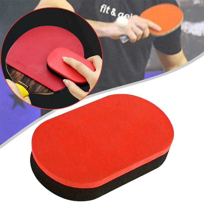 1 Pc Table Tennis Cleaning Sponge Easy To Use Table Cleaner Racket Care Accessories Tennis Racket Pong Cleaning X0t2
