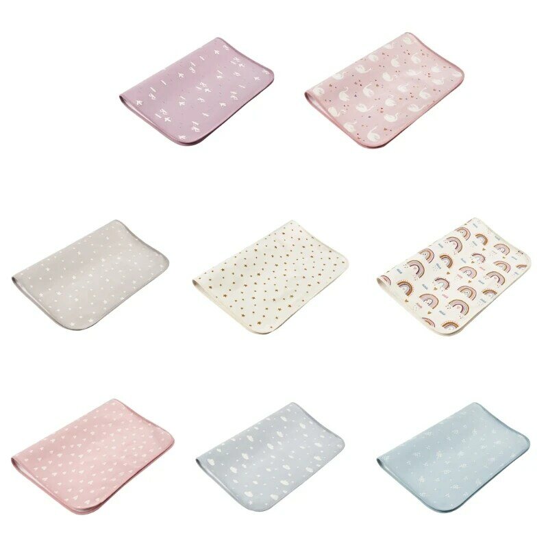Baby Diaper Changing Pad Travel Change Mat Liner Infant Newborn Diapering Sheet Protector Waterproof Cotton Change DropShipping