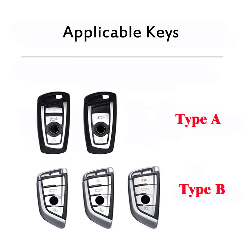 Funda de aleación de Zinc para llave de coche, carcasa protectora para BMW X1, X3, X5, X6, serie 1, 2, 5, 7, F15, F16, E53, E70, E39, F10, F30, G30