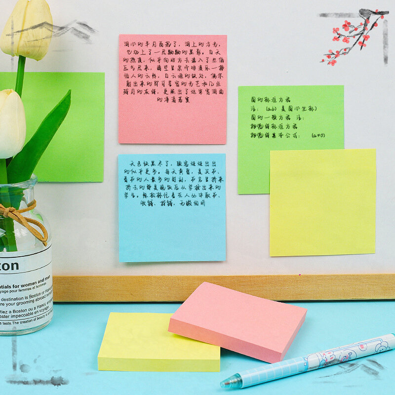 Sprzedaż hurtowa Mo Landi notuje urocze Spot materiały biurowe notatki kolorowe teuontko dla studentów kreatywne słodkie artykuły stacjonarne