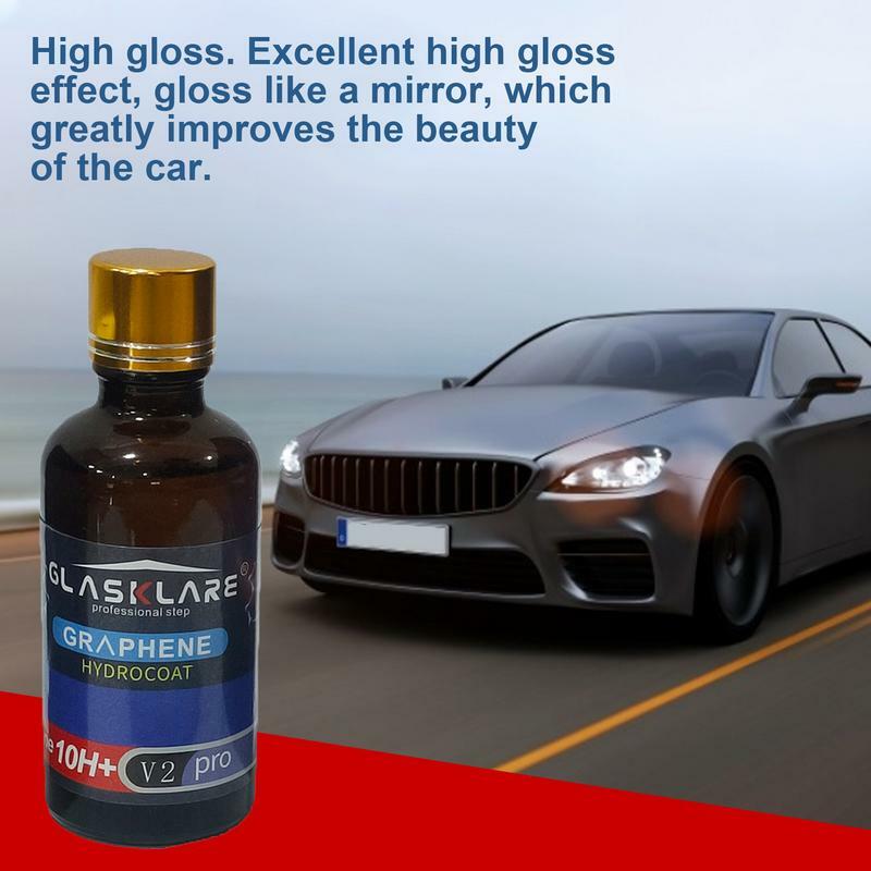 Automotive Coating Agent 50MLCrystal plating Liquid With Sponge Harmful UV Rays Protection Auto Nano Repair removes water spots
