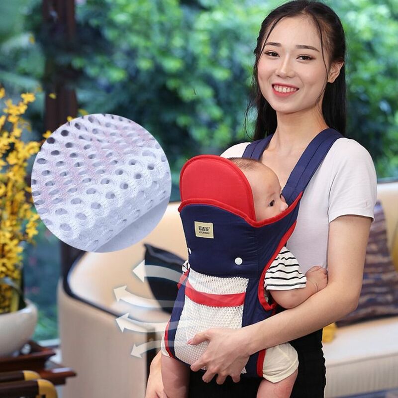 Arbeidsbesparende Baby Sling Wrap Levert Handsfree Ademende Kinderdraagriem Verstelbare Multifunctionele Draagzak Baby