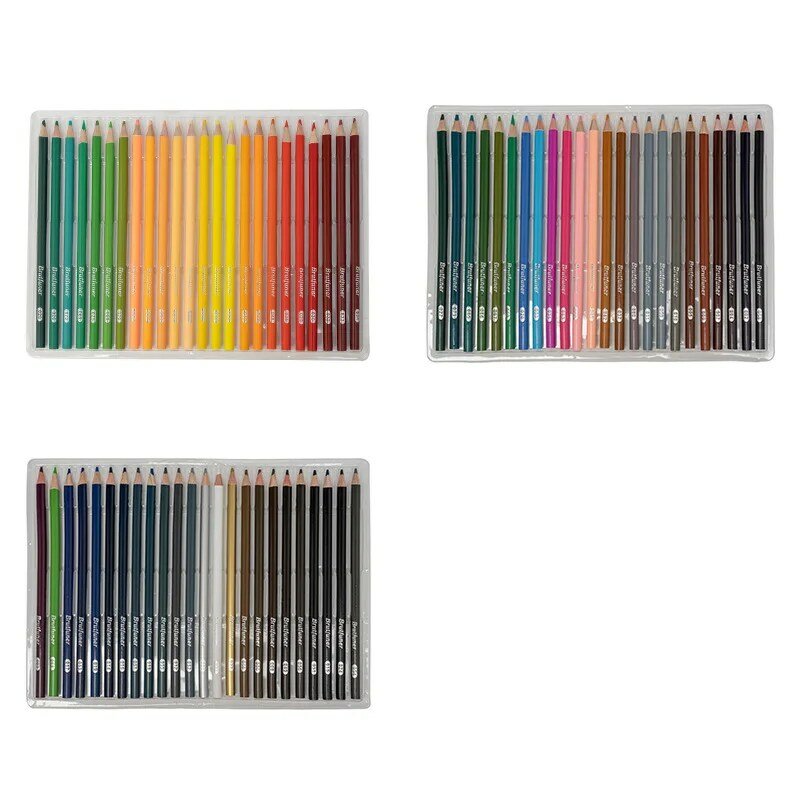 Lápis coloridos não solúveis em água à base de óleo Brutfuner para esboçar e desenhar, lápis de desenho para adultos e crianças, 72 cores