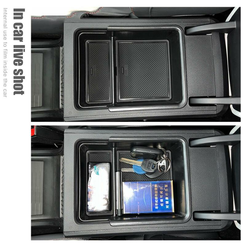 Car Central Armrest Storage Box For MG 4 MG4 EV EH32 MuLan 2022 2023 2024 Center Console Organizer Containers Tray Accessories