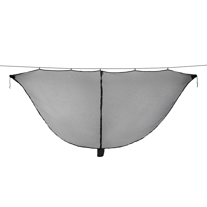 Гамак для кемпинга на открытом воздухе, практичная противомоскитная сетка, аксессуары для кемпинга (черный)