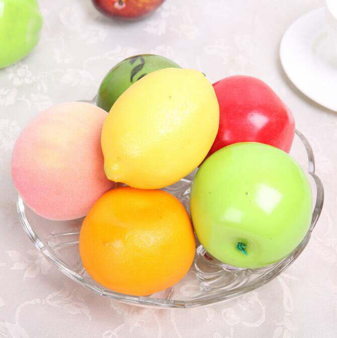 Simulation Artificial Fruit Model Plastic Fake Fruits Vegetables Apple Toys Decoration Cabinet Models Decoration Props