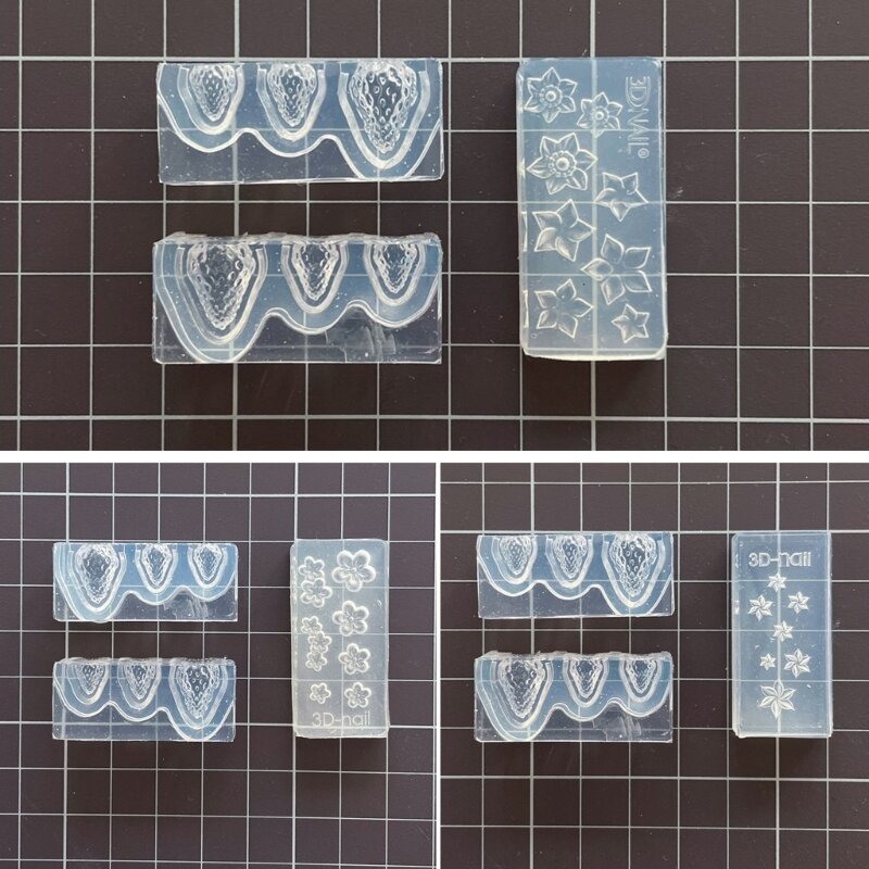 Stampo in resina siliconica Mini fragola fai da te stampo da Dessert per caramelle fondente 3D per strumenti per la decorazione di torte forniture per la cottura della cucina di casa