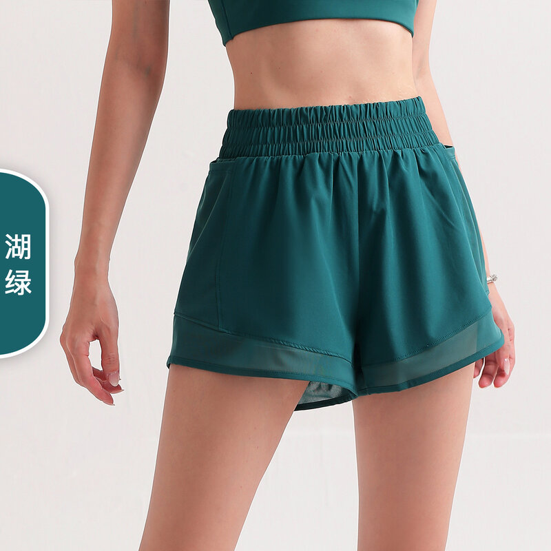 Qumor Vrouwen Zomer Mode Sport Losse Shorts Elastische Taille Casual Effen Kleur Vrouwelijke Comfortabele Shorts