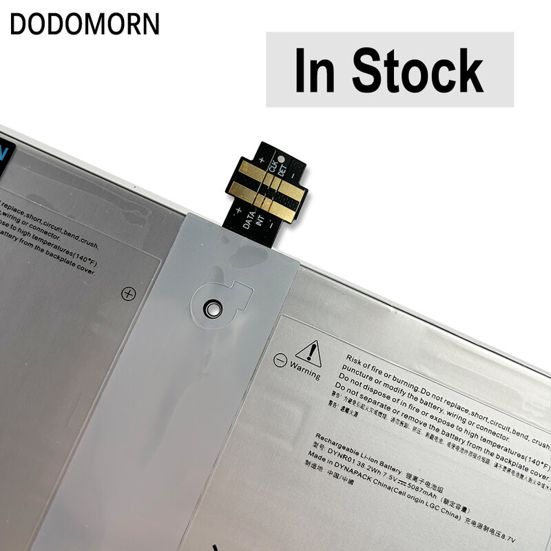 DODOMORN 고품질 노트북 배터리, 마이크로소프트 서피스 프로 4 1724 12.3 인치 태블릿 PC 시리즈용, G3HTA027H DYNR01, 5087mAh, 100% 신제품