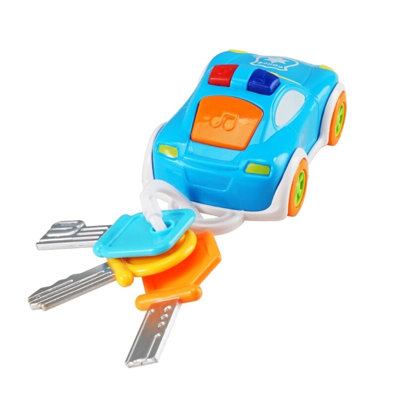 Interaktives Autoschlüsselspielzeug für Kinder mit realistischem Sound und bunten Lichtern. Dropship