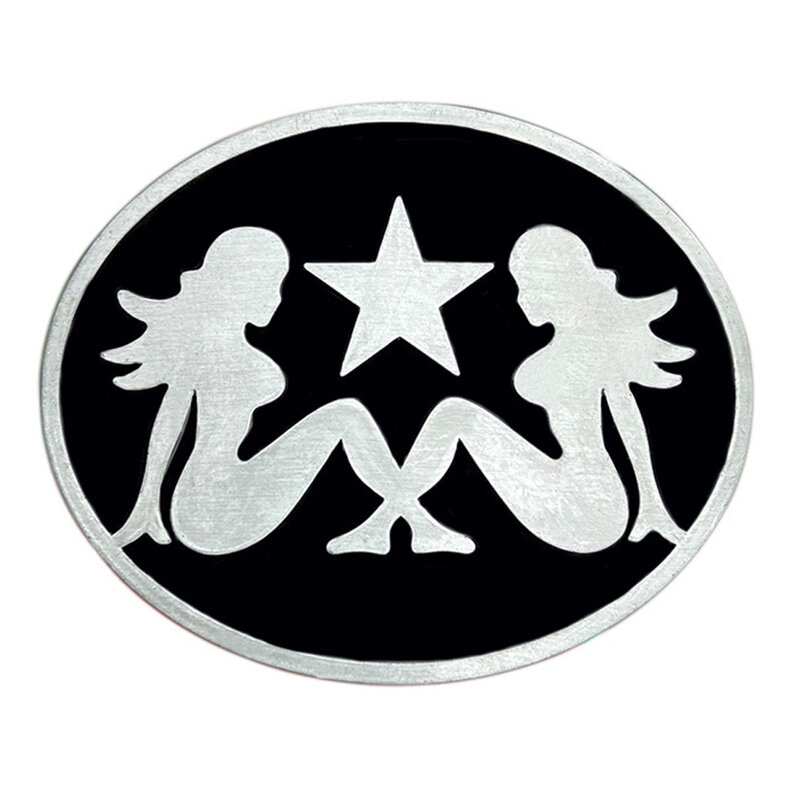 Tanio Dropshipping owalna pentagram damski styl czarna klamra do paska dla mężczyzn zachodnich kowbojów Hebilla Cinturon Hombre