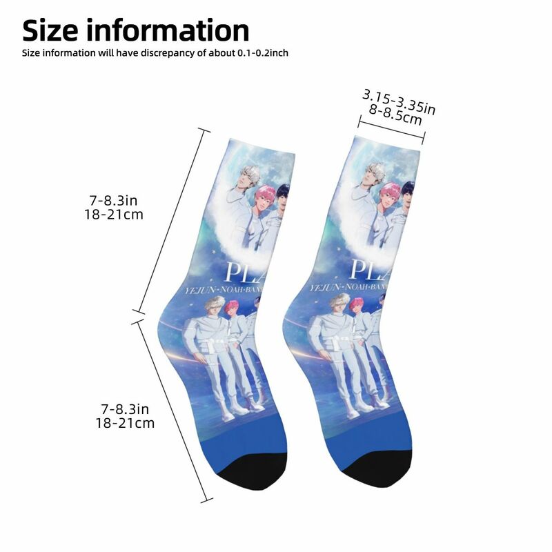New Male Men Socks Harajuku Kpop Noah Bamby Yejun Eunho Hamin Sock PLAVE Graphic Women Stockings Spring Summer Autumn Winter