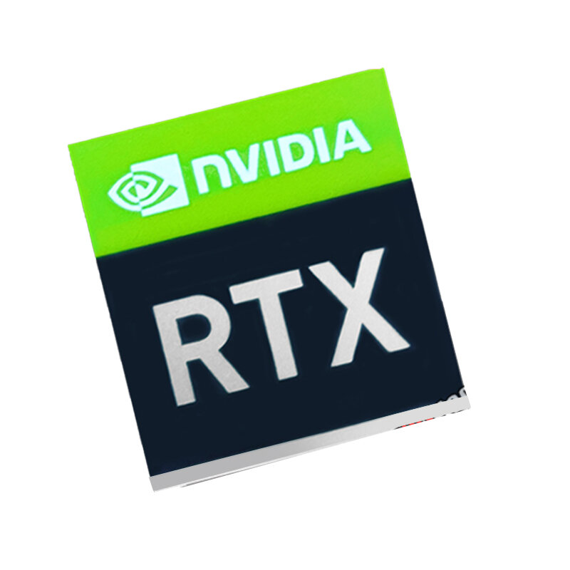 Penjualan terlaris 1 buah stiker kartu grafis RTX 2080Ti 2070 2060 TITAN VR GTX 1650 1660Ti Label