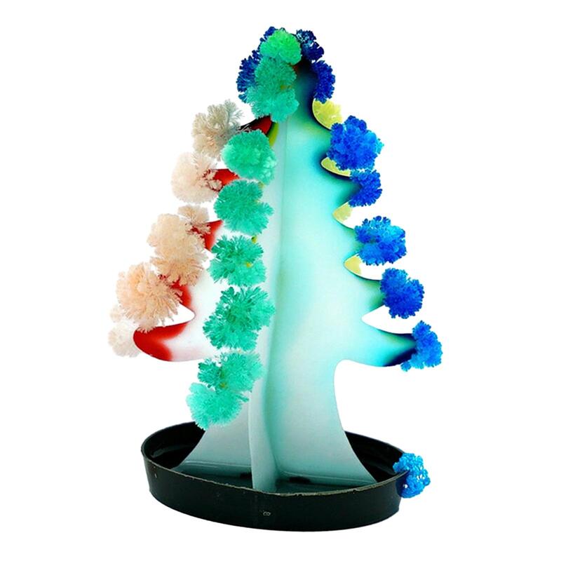 Magiczna rosnąca choinka dekoracja dla chłopców prezent urodzinowy dla dziewcząt prezent edukacyjny zabawka kwitnące drzewo papier kolorowy drzewo
