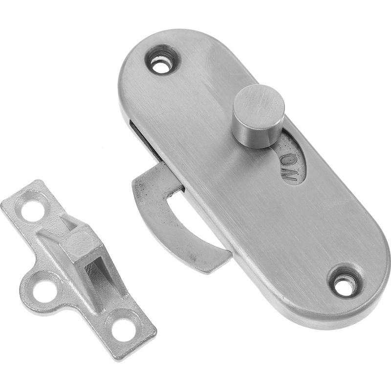 Chiavistello per cancello scorrevole serratura a catenaccio per porta a 90 gradi serrature a scorrimento in lega di alluminio Barn Outswing Security