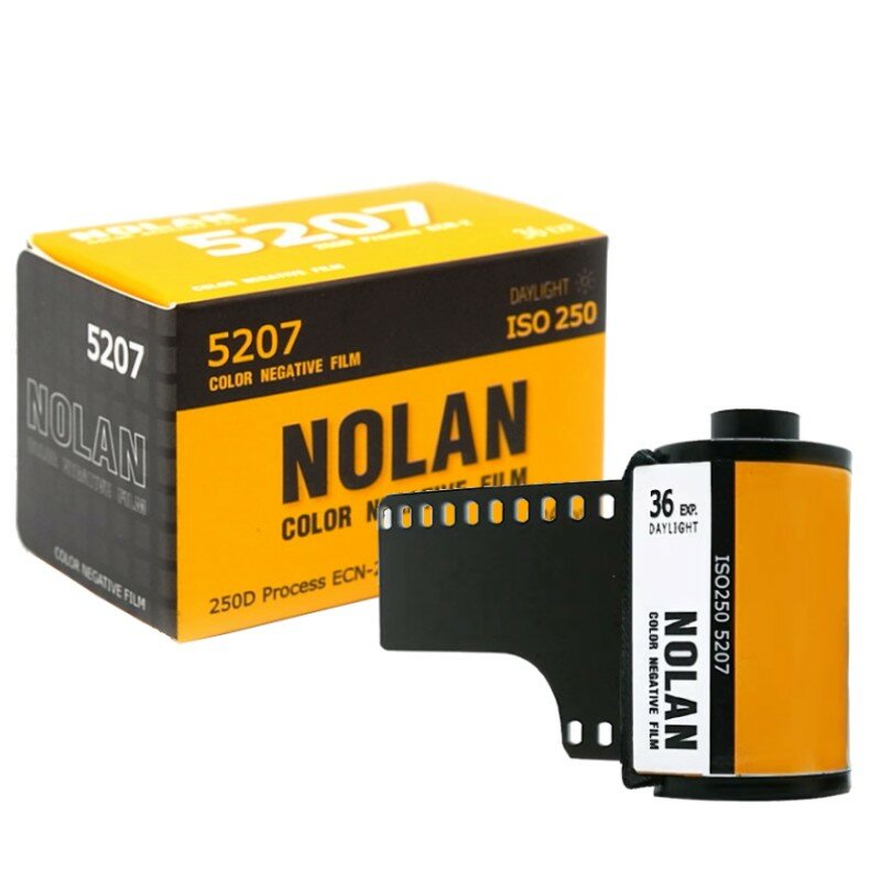 Nolan-5207 135 컬러 필름 롤 네거티브 필름 ECN2 프로세싱, ISO 200 36EXP/Roll