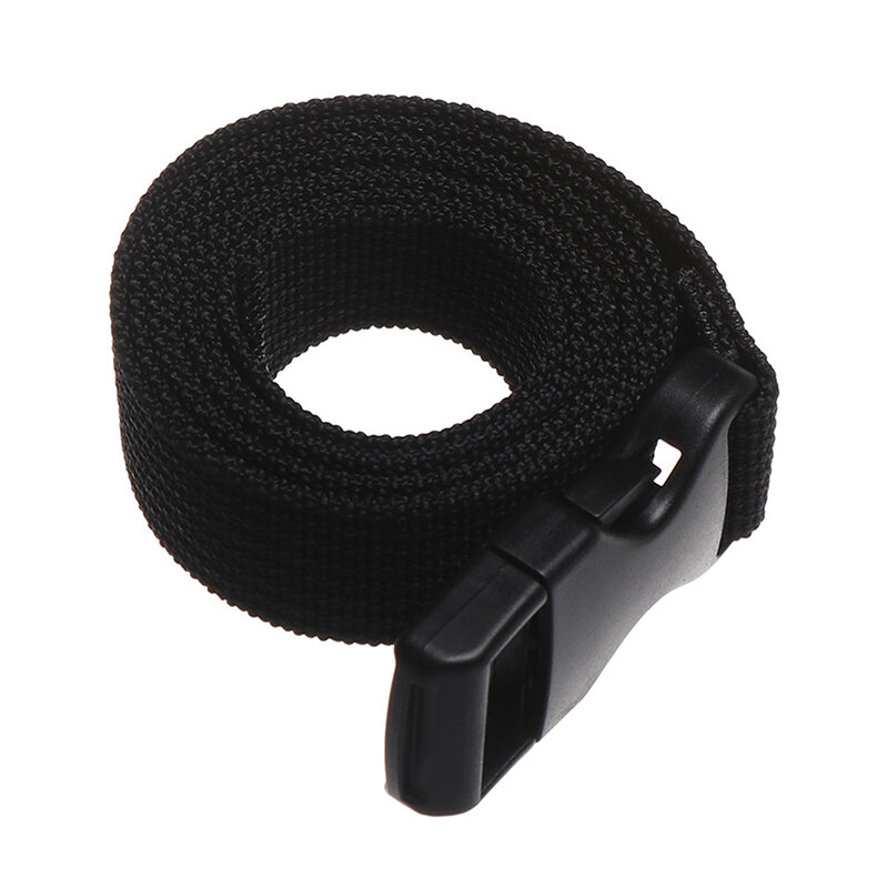 Sangle de ceinture de bagage en nylon durable avec structure à came, kits de voyage, outil de camping en plein air, noir, 0,5-3m