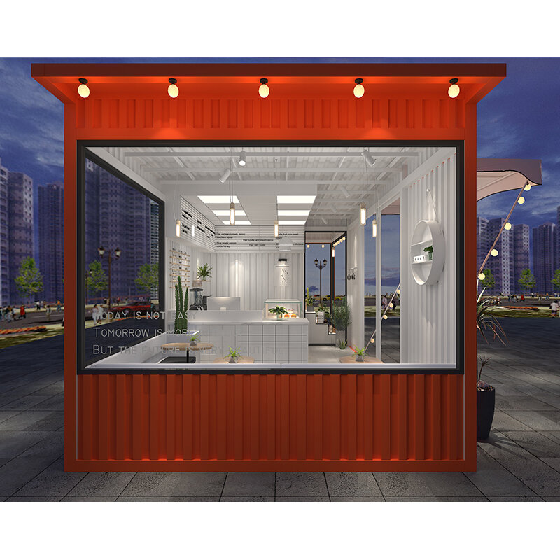 Container mobiler Raum, Café, Milch tee laden, Kiosk, Supermarkt, Büro, anpassbares Online-Einkaufs zentrum