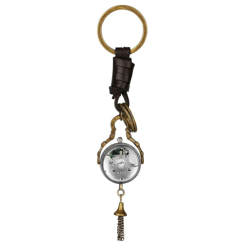 Vintage Tiny Nette Quarz Taschenuhr mit Keychain Weihnachten Geschenke für Kinder Männer Frauen Retro Antike Anhänger Tasche Uhr