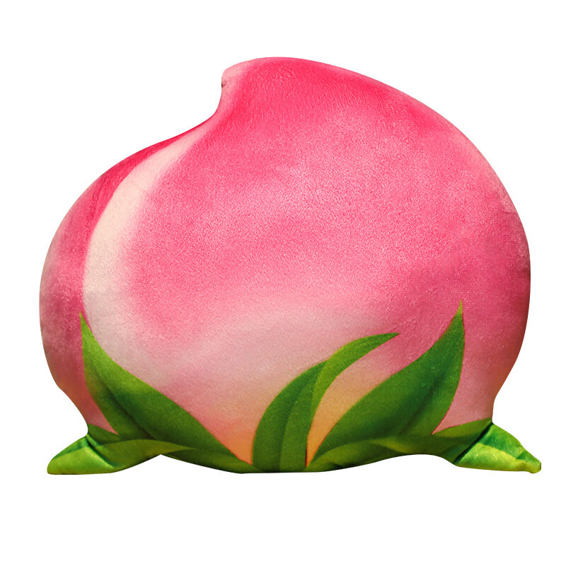 1 قطعة 18 سنتيمتر لطيف الفواكه دمية الإبداعية محاكاة الوردي الخوخ لعبة محشوة أفخم لينة ديكور المنزل هدية جميلة لفتاة الاطفال