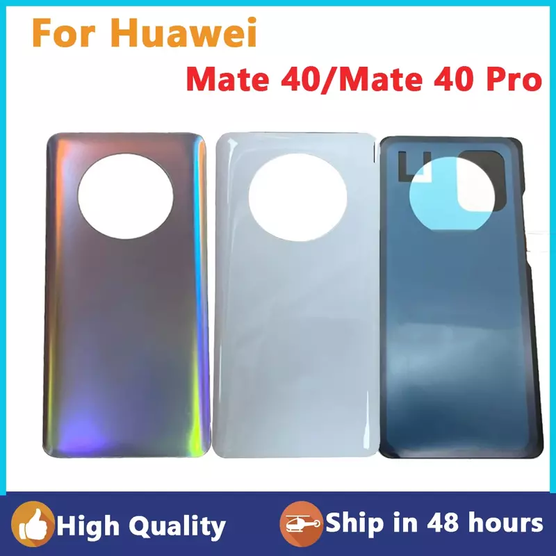 Nieuwe Back Cover Voor Huawei Mate40 40 Pro Met Lens Achterkant Batterij Cover Glazen Deur Voor Huawei Mate 40 Pro Achter Behuizing Glazen Behuizing