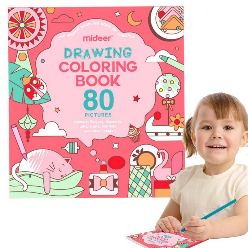 Kinder Mal bücher Malbuch frühes Lernen Lernspiel zeug Lebensmittel qualität Tinte geometrische frühe Lern zeichnung Praxis