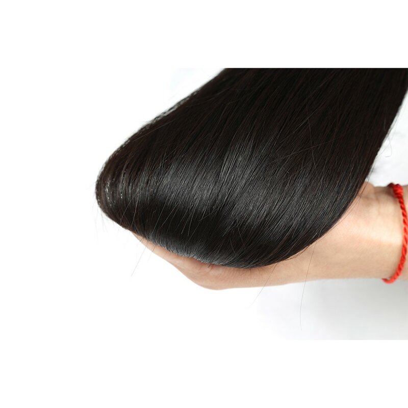 Double Drawn Human Hair Bundles Brazilian Hair Weave Bundles Straight Bundles Virgin Raw Remy Hair Extensions For women