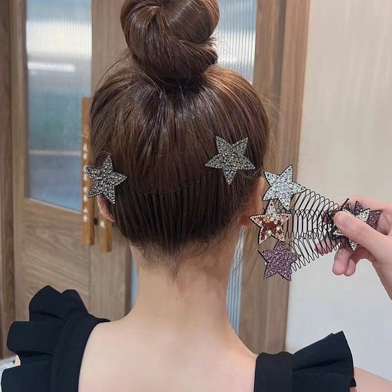 Mode Stretch Strass Haarband für Frauen Kunststoff flexible Kreis Stirnband gewellte Haare Reifen Gesicht waschen feste Haare Accessoires