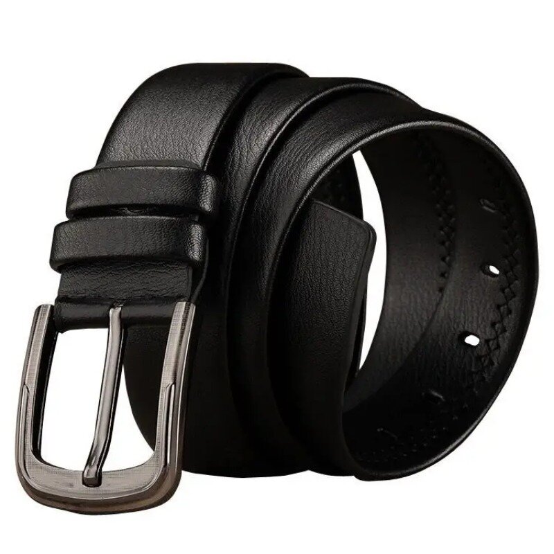 Fashion Business Men Belts Of Leather Luxury Design Pin Buckle Waistband For Jeans Retro Waist Strap Belt Classic Ceinture Homme