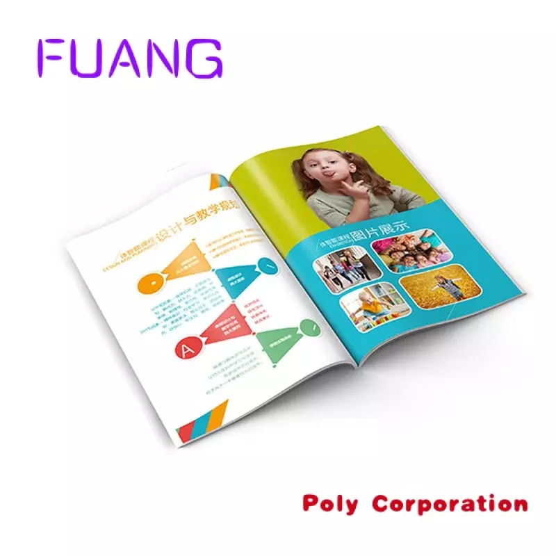 Benutzer definierte hohe Qualität mehrere Größen Werbung Werbe farbe gefaltete Flyer Broschüre Broschüren druck