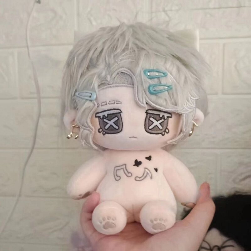 Game Anime Identity V Composer Frederick Kreiburg  20cm Plush Dolls Toy Nude Doll Plushie Cosplay 6235 Kids Gift