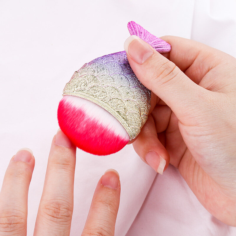 Cepillo de plástico para uñas, limpiador de 4 colores para Gel acrílico UV, accesorios para el cuidado de la manicura, elimina el polvo, 2022